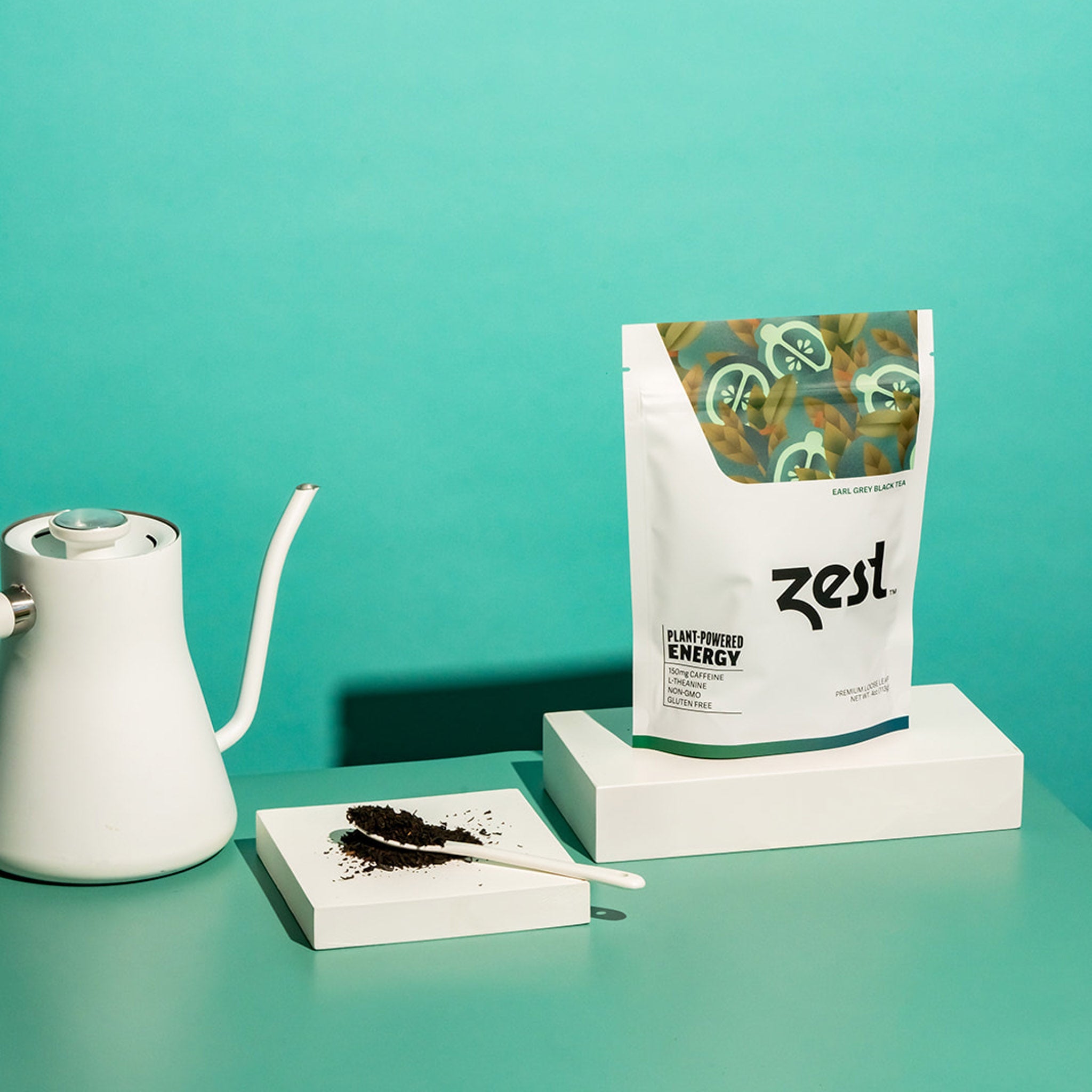 Zest Earl Grey Plant-Powered Energy - High Caffeine Loose Leaf – Zest ...