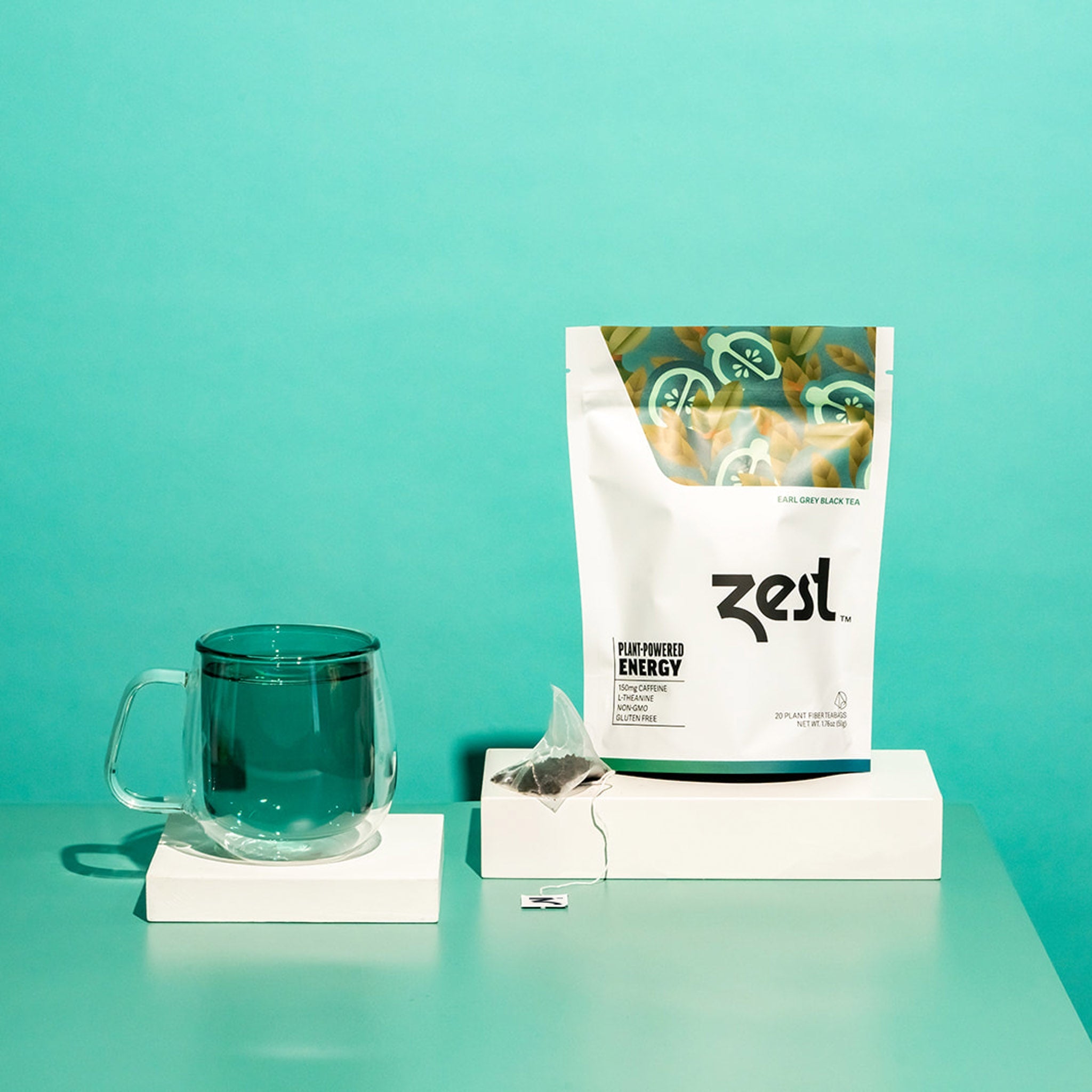 Zest Earl Grey Plant-Powered Energy - High Caffeine Tea Bags – Zest Tea ...